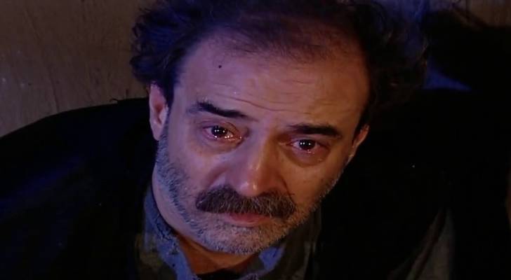 الفنان بسام كوسا في مشهد ثمثيلي من مسلسل باب الحارة