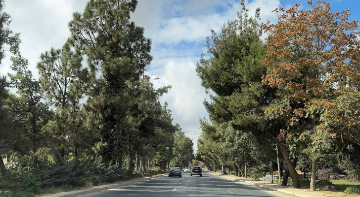 احدى شوارع العاصمة عمان