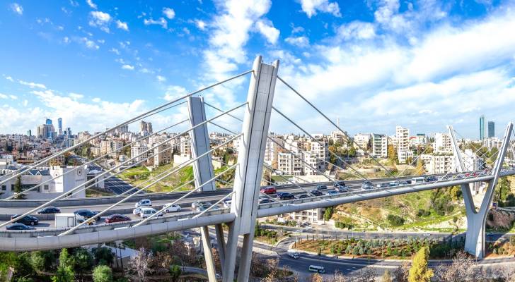 جسر عبدون العاصمة عمان