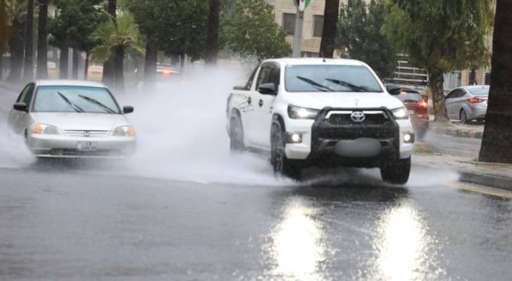 أمطار في العاصمة عمان
