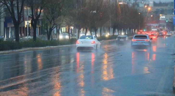 أمطار في العاصمة عمان