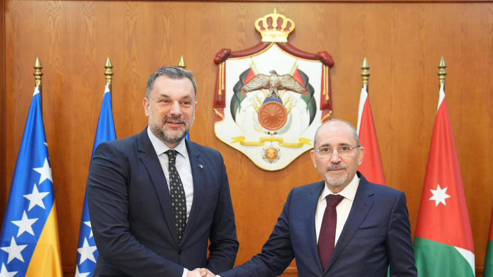 الأردن والبوسنة والهرسك يبحثان آليات تطوير العلاقات الثنائية بين البلدين الصديقين.. فيديو