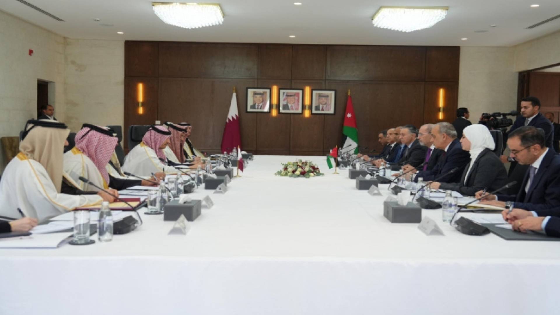 انطلاق اجتماعات "اللجنة العليا الأردنية - القطرية" في عمان #عاجل 