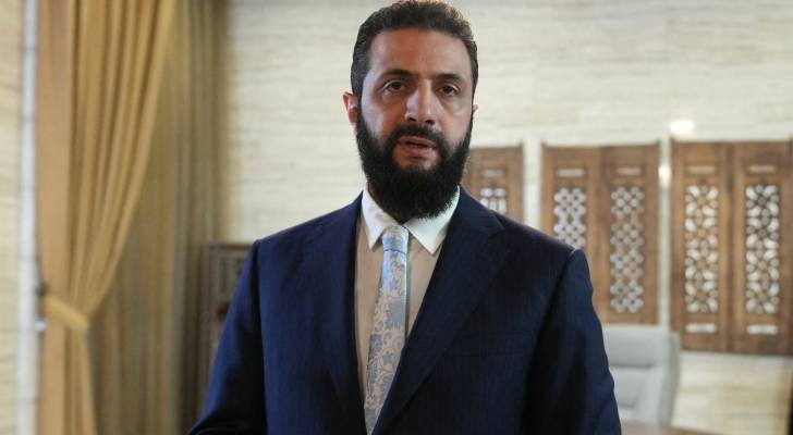 الرئيس السوري أحمد الشرع