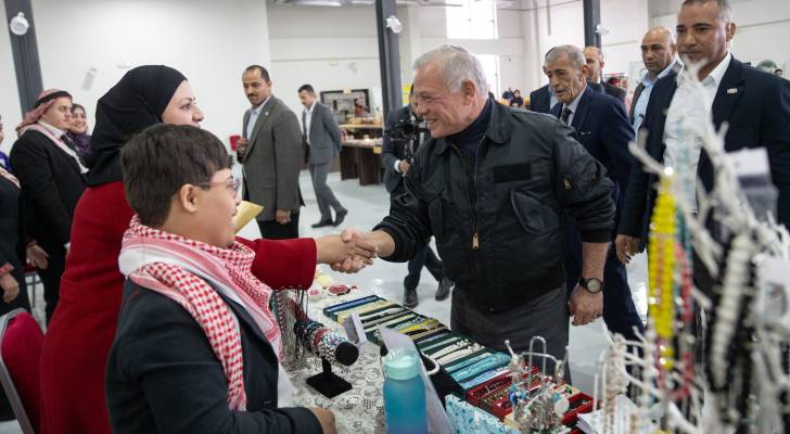 صور من زيارة الملك لمحافظة إربد