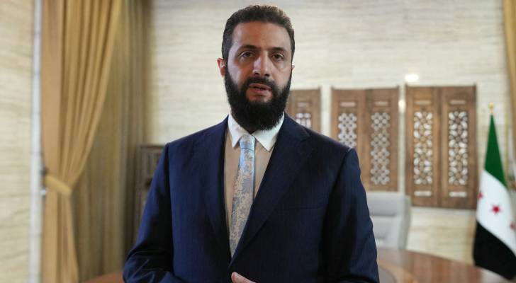 الرئيس السوري أحمد الشرع