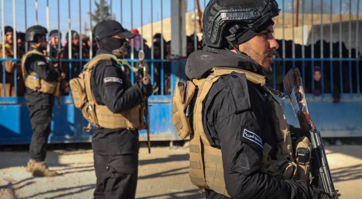انتشار قوى الأمن الداخلي في محيط مخيم الهول شرق الحسكة لتأمينه