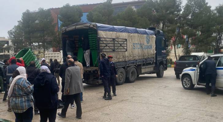 توزيع 435 حاوية نفايات بلاستيكية سعة 240 لترا على بلديات محافظات الشمال (إربد، جرش، عجلون).