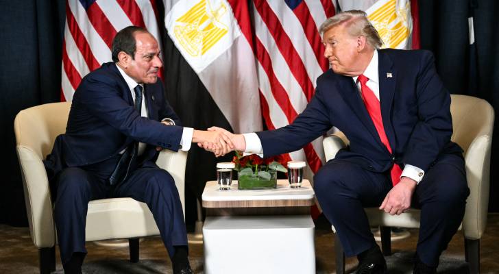 الرئيس الأمريكي دونالد ترمب والرئيس المصري عبدالفتاح السيسي