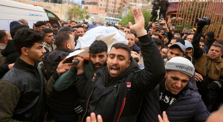 جنازة شهيد من قطاع غزة