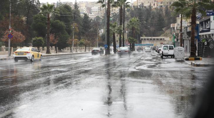 أمطار في الأردن - تعبيرية