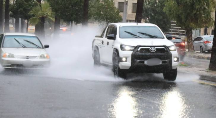 أمطار في العاصمة عمان