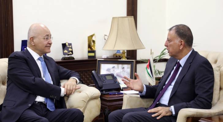وزير الداخلية مازن الفراية يستقبل المفوض السامي للأمم المتحدة لشؤون اللاجئين