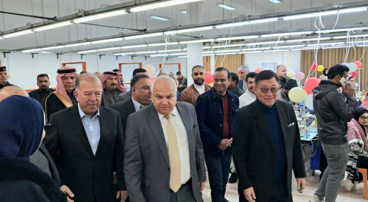 وزير العمل خالد البكار في افتتاح مشروع