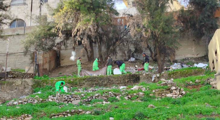 حملة أمانة عمان االكبرى للحد من إلقاء النفايات