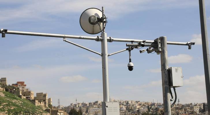 كاميرات ذكية للمراقبة في شوارع العاصمة عمان
