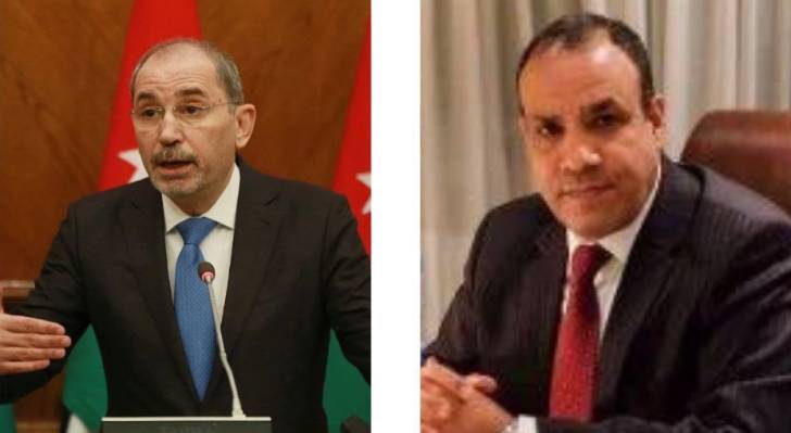 وزير الخارجية وشؤون المغتربين أيمن الصفدي ونظيره المصري