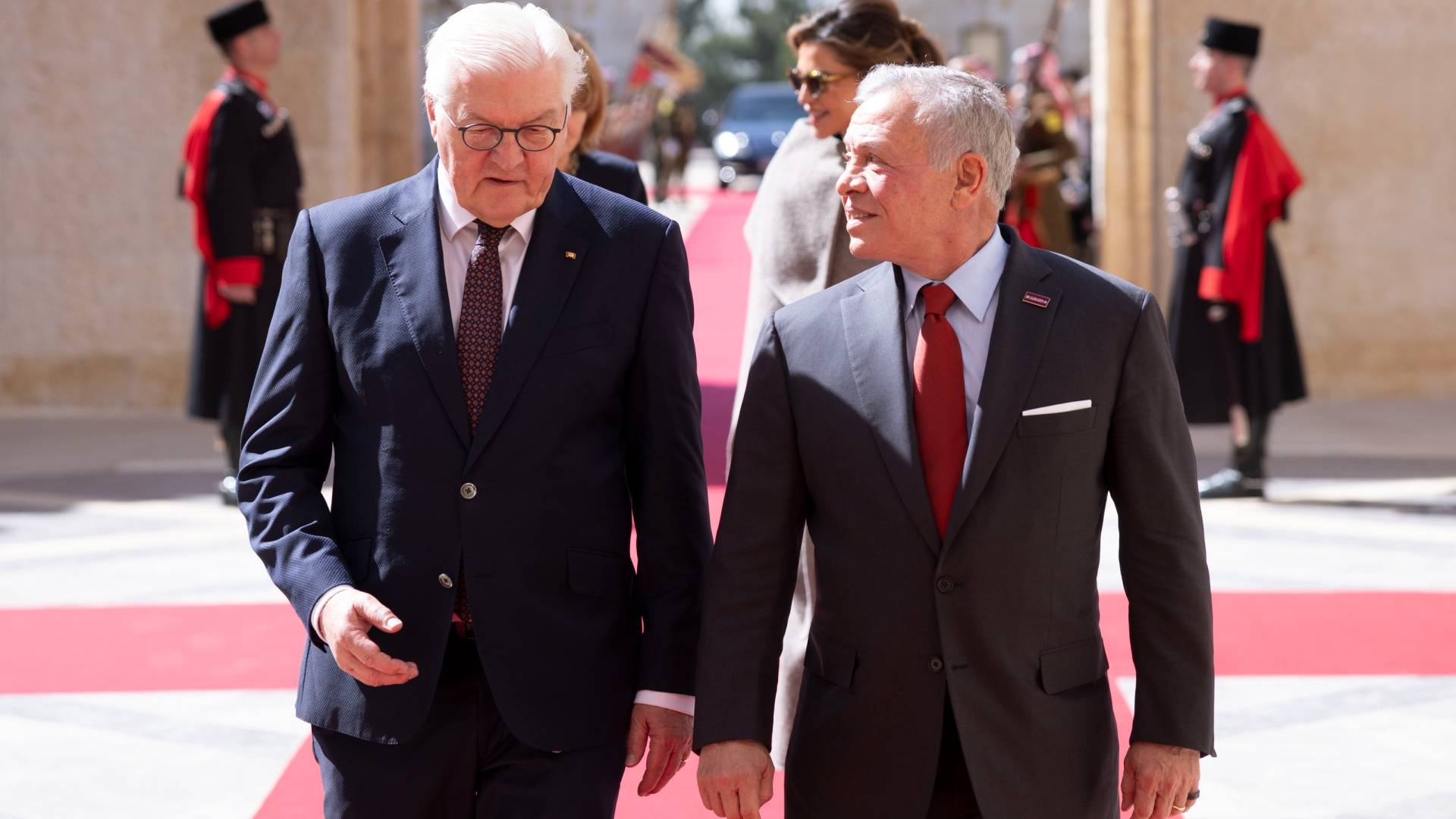 الملك والرئيس الألماني يبحثان في عمان سبل توطيد التعاون ومستجدات المنطقة.. فيديو