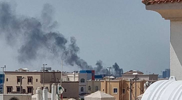 قصف في أبو ظبي