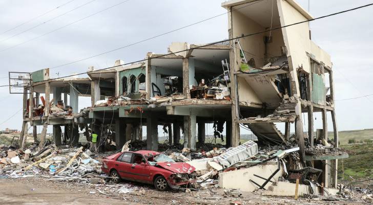 منزل متضرر في لبنان جراء الحرب