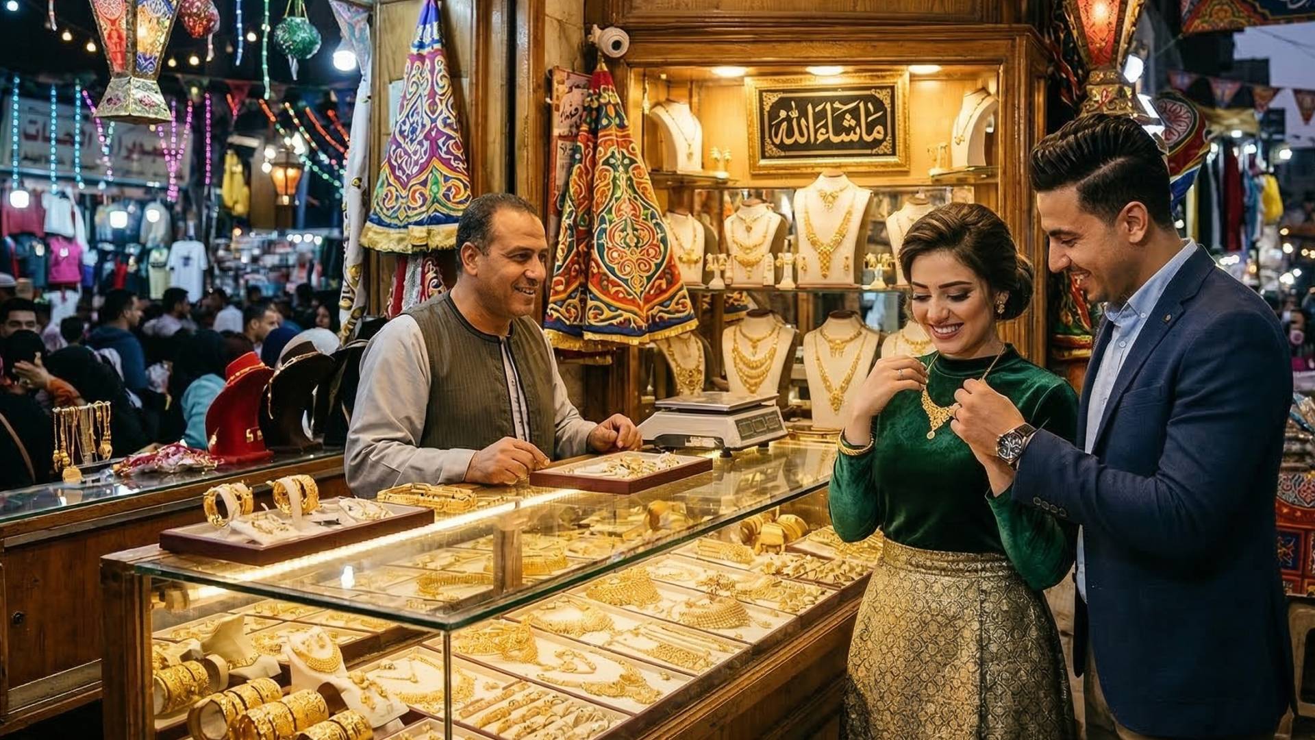 استقرار أسعار الذهب في مصر عند قمم قياسية.. وعيار 21 يسجل 7400 جنيه