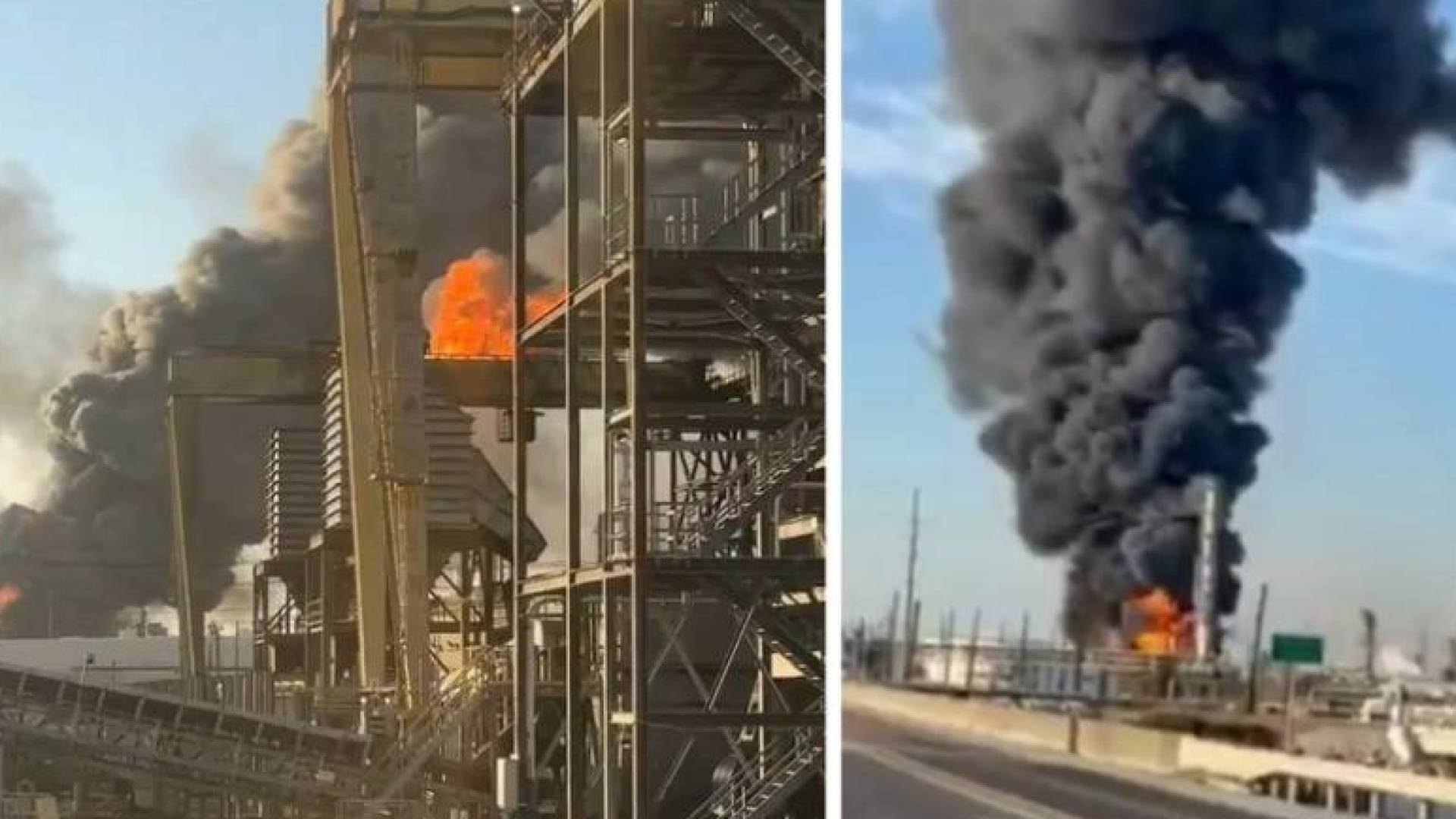 انفجار "مجهول السبب" يضرب مصفاة نفط في تكساس وتحذيرات من تلوث الهواء