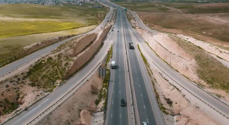 طريق في العاصمة عمان