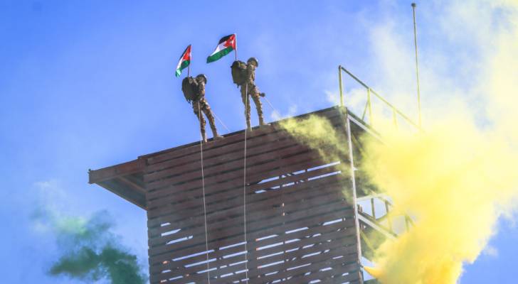 إحدى تدريبات الجيش العربي