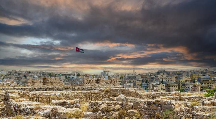صورة أرشيفية لمنخفض في الأردن