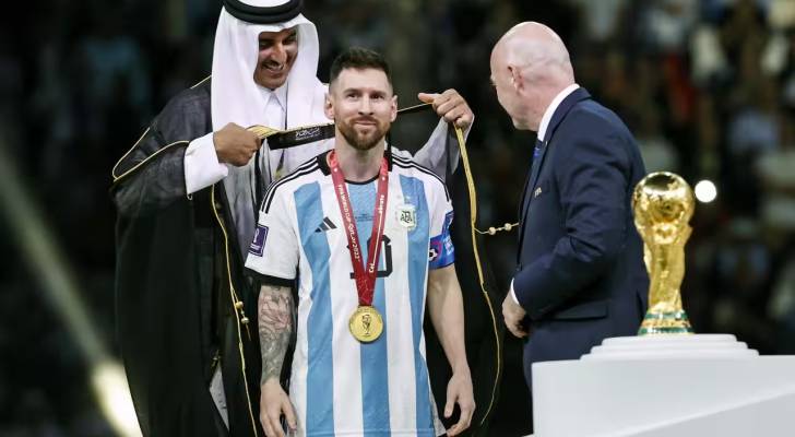 من تتويج ميسي بكأس العالم الماضي