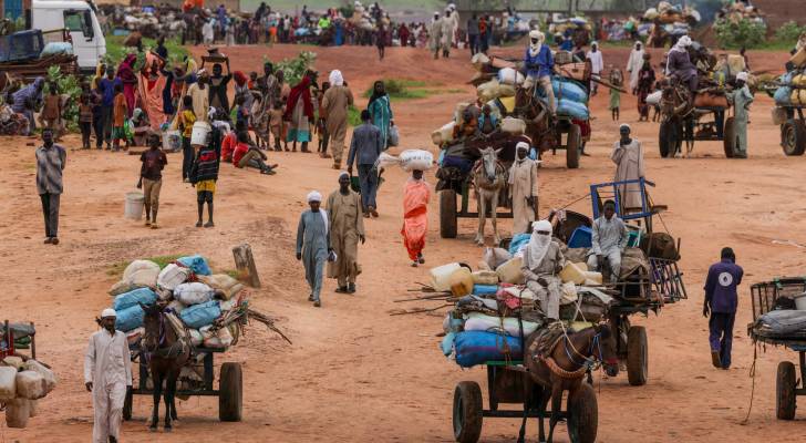النزوح في دارفور السودانية