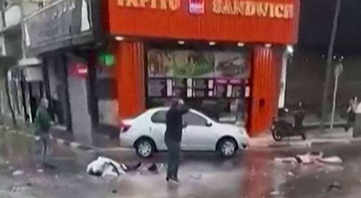صورة من حادثة التفجير في الجزائر