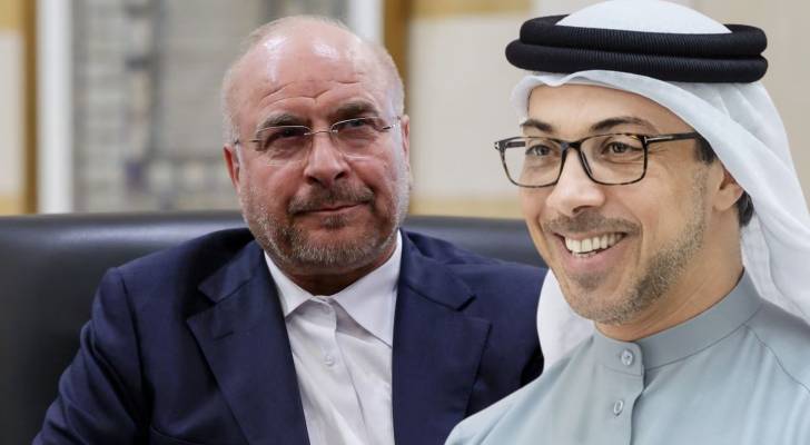 منصور بن زايد ال نهيان وقاليباف