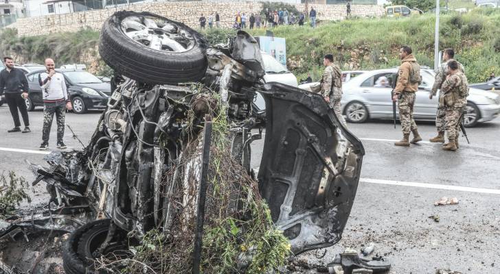 استهداف الاحتلال لمركبة في لبنان
