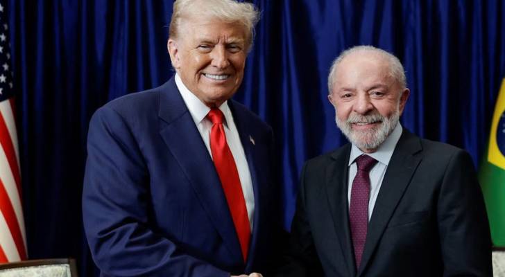 الرئيس الأمريكي دونالد ترمب ورئيس البرازيل لولا دا سيلفا