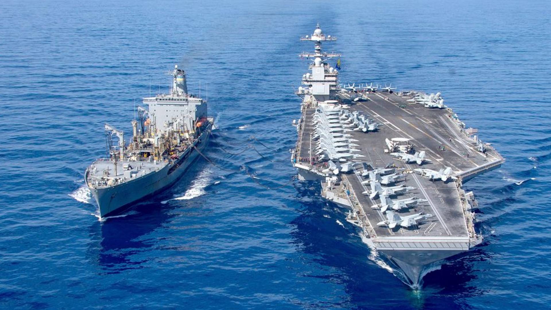 حاملة الطائرات الأمريكية جيرالد فورد عادت إلى الشرق الأوسط