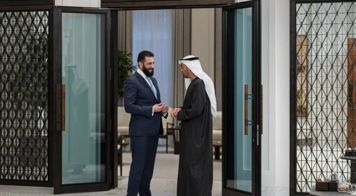 الرئيس الإماراتي والرئيس السوري