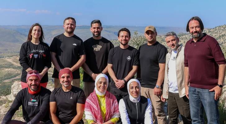 زيارة سمو ولي العهد لغابات اليرموك