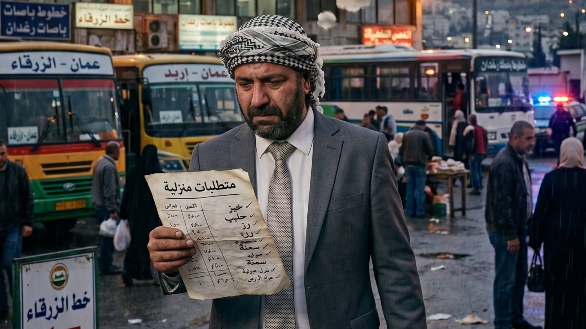 بين الباص والبسطة.. حكاية مواطن "غلبان" في قصاصة ورق