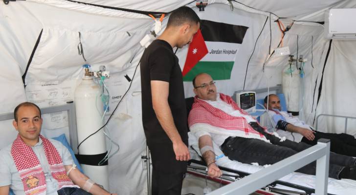 صور من حملة التبرع بالدم