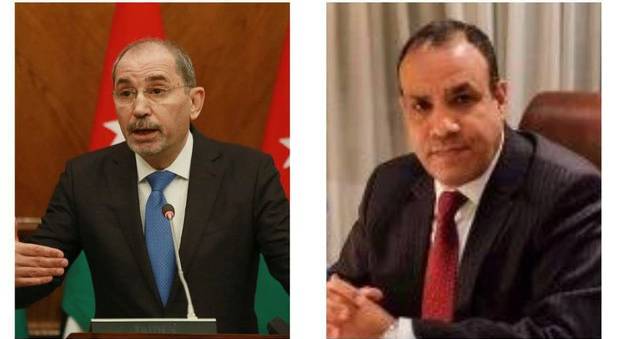 وزير الخارجية أيمن الصفدي  ووزير الخارجية المصري بدر عبدالعاطي