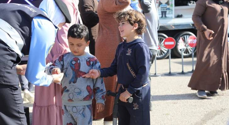 فعاليات "المعرض المروري الرقمي" في حدائق الحسين