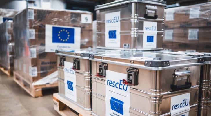 مستلزمات طبية تابعة لـ rescEU