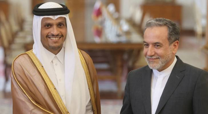 رئيس الوزراء القطري ووزير الخارجية الإيراني