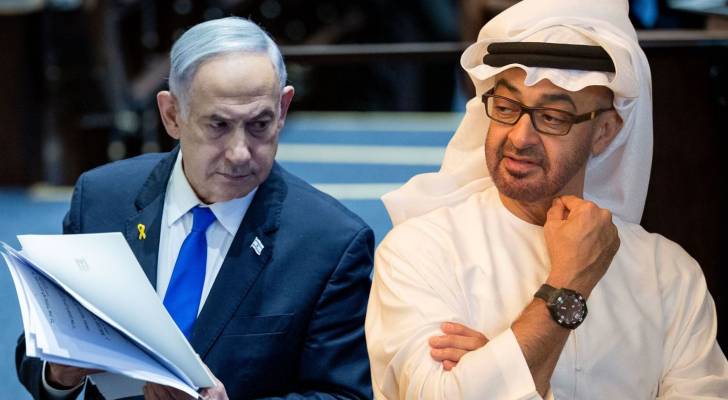 الرئيس الإماراتي ورئيس وزراء الاحتلال