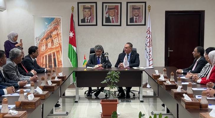 وزير البيئة أيمن عبد الله سليمان، رئيس مجلس المفوضين بإقليم البترا المهندس عدنان السواعير