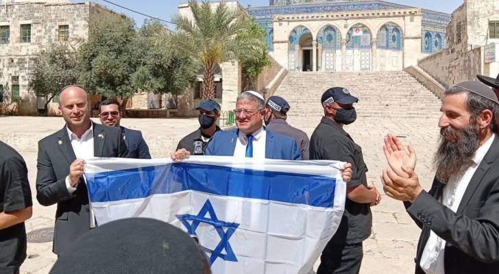 بن غفير يقتحم المسجد الأقصى