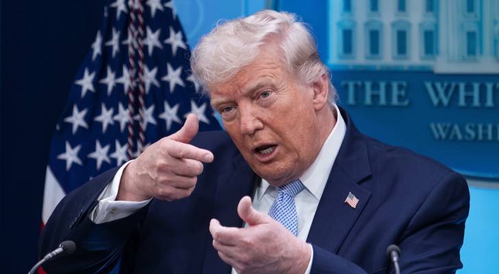 الرئيس الأمريكي دونالد ترمب