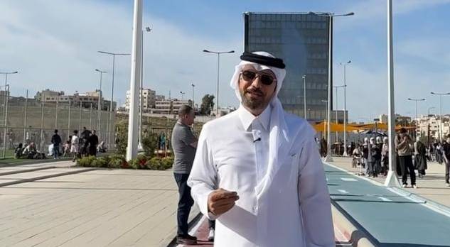الإعلامي القطري خالد جاسم في "حديقة النشامى"