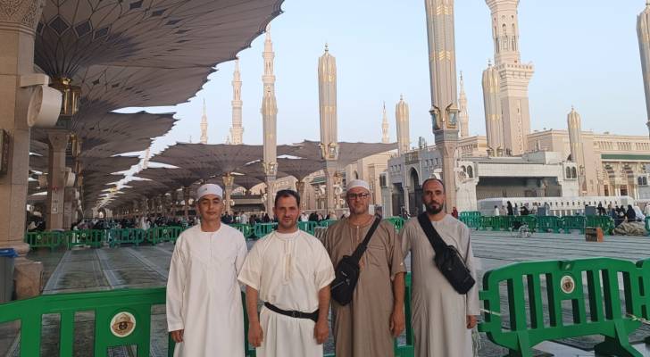 بعثة حج القوات المسلحة الأردنية رقم /51 تصل المدينة المنورة